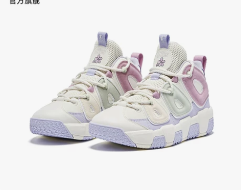 乔丹篮球鞋女鞋高帮2022夏季休闲鞋潮流熊...
