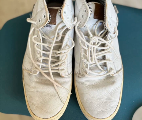 Vans男士高帮休闲鞋 Vans专柜买的 ...