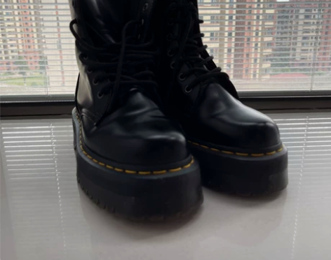 drmartens马丁靴厚底 保真正品 3...
