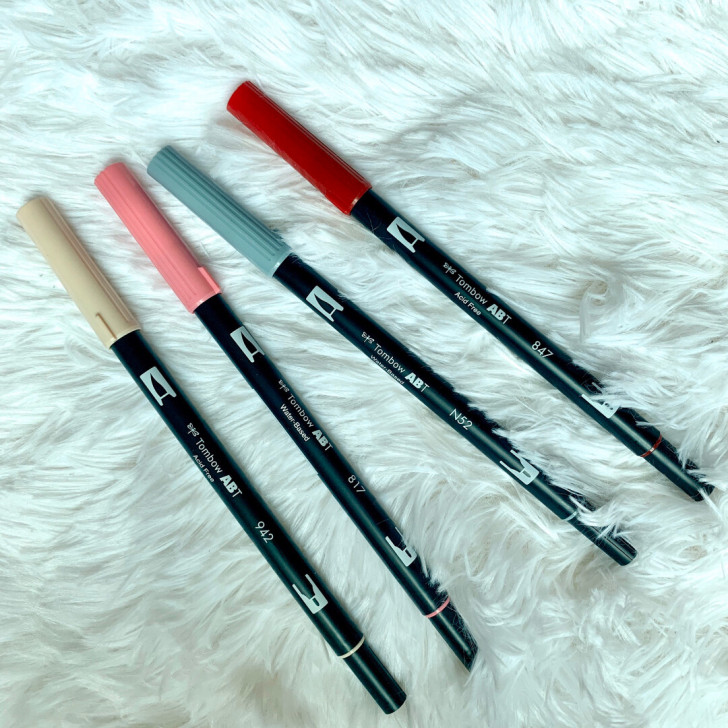 tombow brush lettering