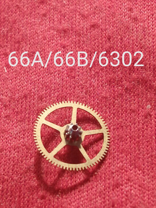 精工66A/66B/6602中心轮