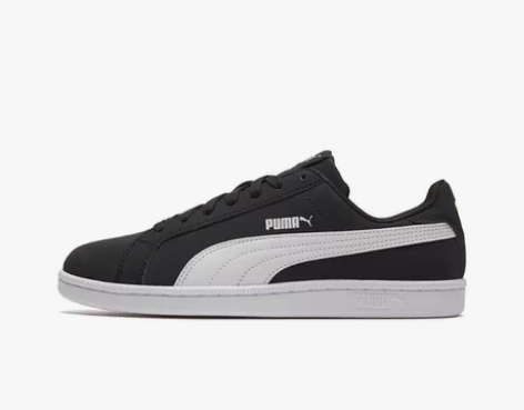 彪马smash black 购于毒 95新...