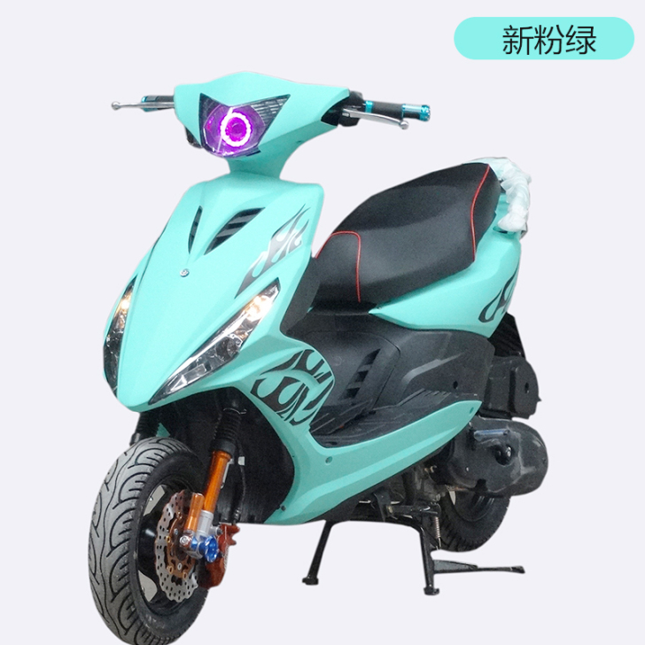全新款踏板鬼火摩托车爆改装助力燃油整车15...