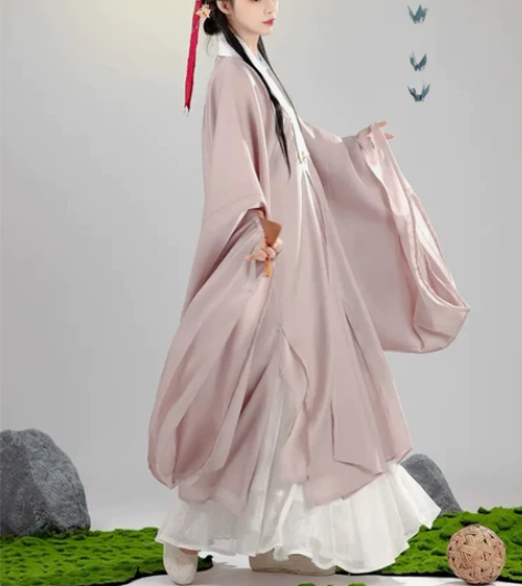 五五年酒中仙原创汉服女明制立领衫披风襦裙春...