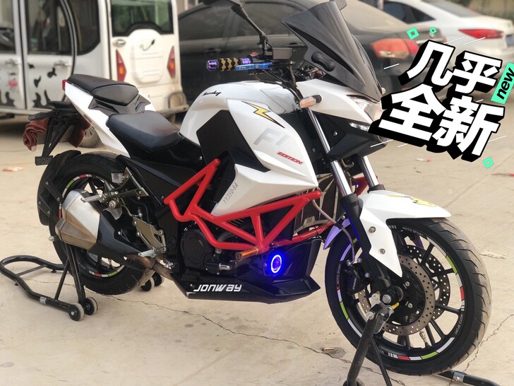 永源枭风350，双杠水冷，原版原漆，有本有...
