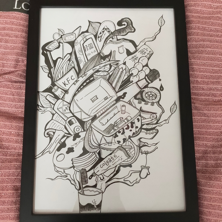 线描自己画的