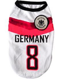 宠物球衣世界杯狗狗衣服巴西德国队足球泰##...