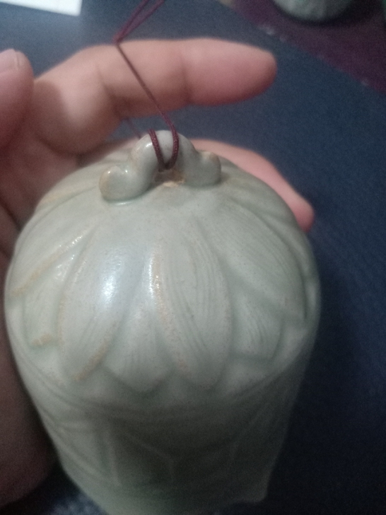 北宋龙泉越窑钟型文房乐器，完整，最低价！