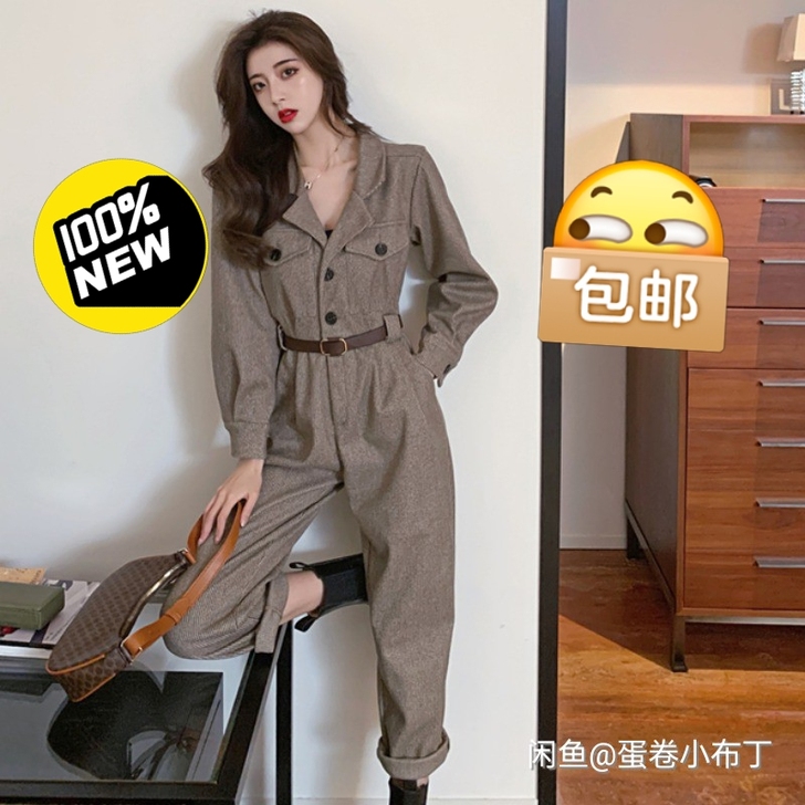 连衣裤女士2021年新款春秋季时尚气质显瘦...