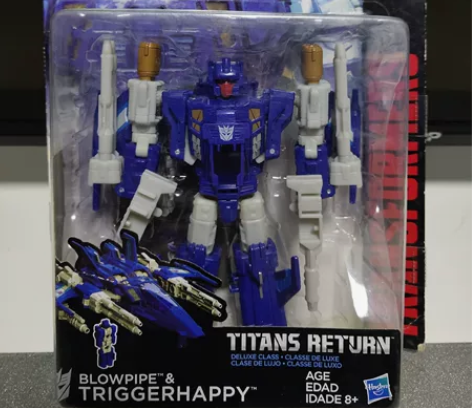 孩之宝变形金刚 泰坦归来系列 扳机 美版 ...