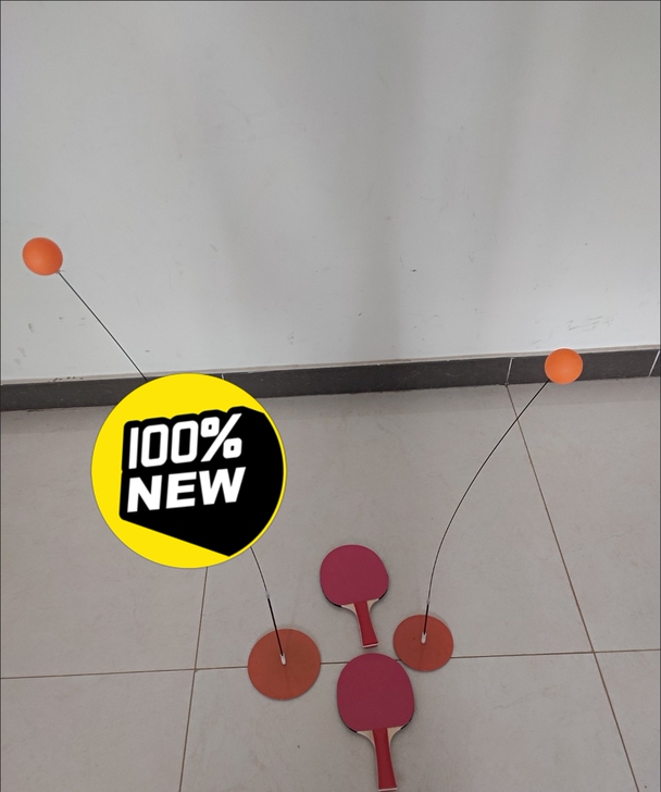 乒乓球自练神器儿童玩具弹力软杆家用室内防近...