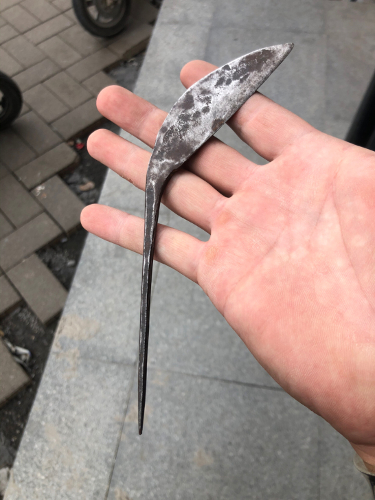 清代老文房宣纸裁纸刀一个，包老的东西，尺寸...