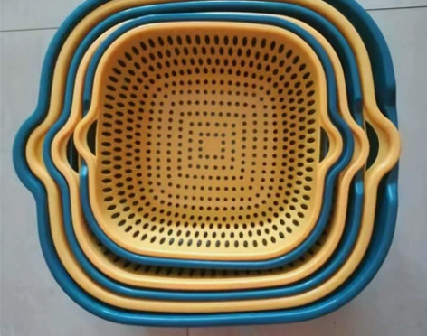 【超市倒闭 低价处理】6件套双层镂空果蔬沥...