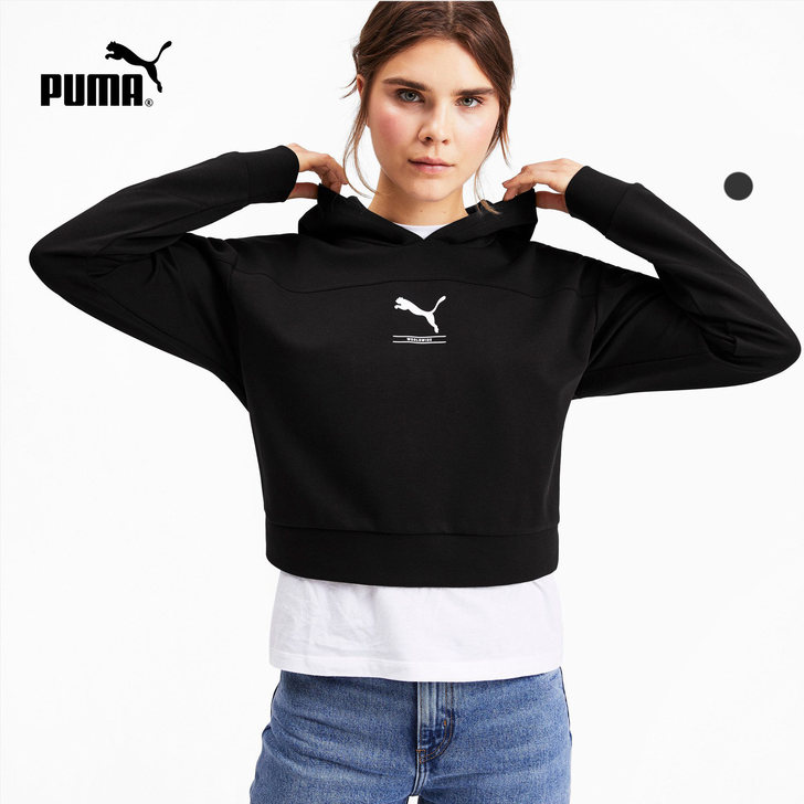 Puma/彪马 黑色短裤运动卫衣S码