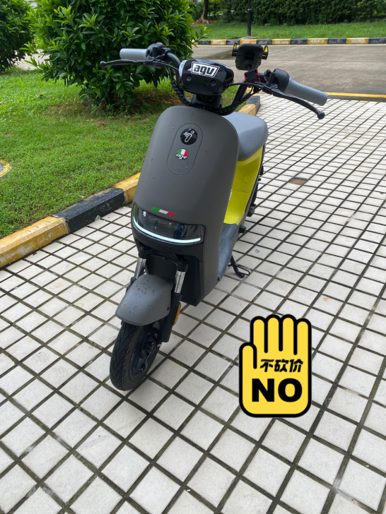 九号A30C,加了手机支架 官方脚垫 前脚...