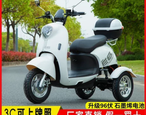 国威电动三轮车家用三轮代步车电瓶车爬坡女士...