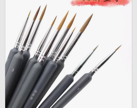 家具维修调色上色毛笔木器上漆刷色扇形笔排笔...