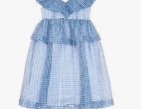 蓝色蓬蓬裙 长裙 全新没穿过 尺码偏小的s...