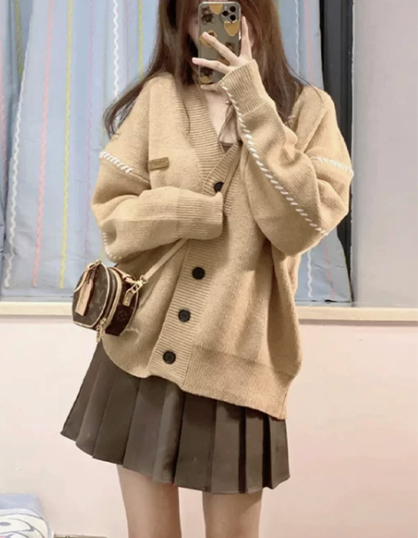 毛呢百褶裙女半身裙秋冬2022新款高腰显瘦...