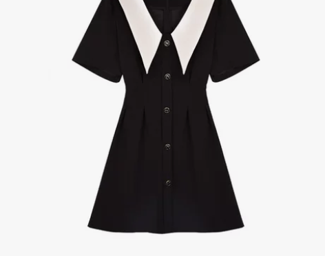 夏季2022新款微胖穿搭a字连衣裙子大码胖...