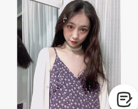 MINGBO 泫雅风紫色碎花V领抹胸吊带裙...