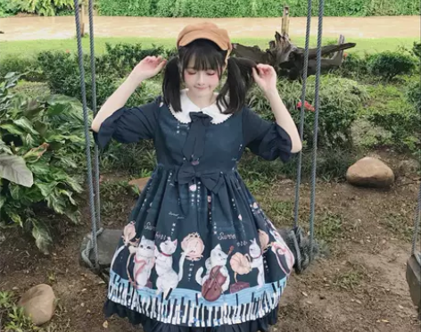 #国牌lolita#退坑出甜蜜小小熊原创设...