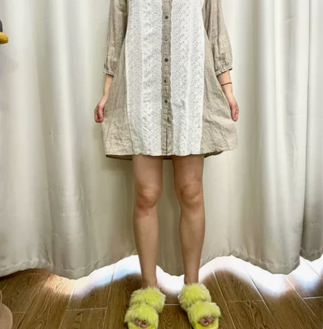 森系纯亚麻长上衣，只穿过一次。 感兴趣的话...