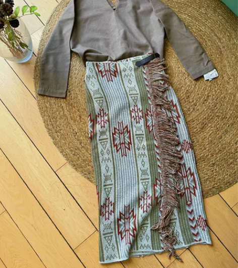 全新日本带回带吊牌rp奶茶色含毛料上衣全新...