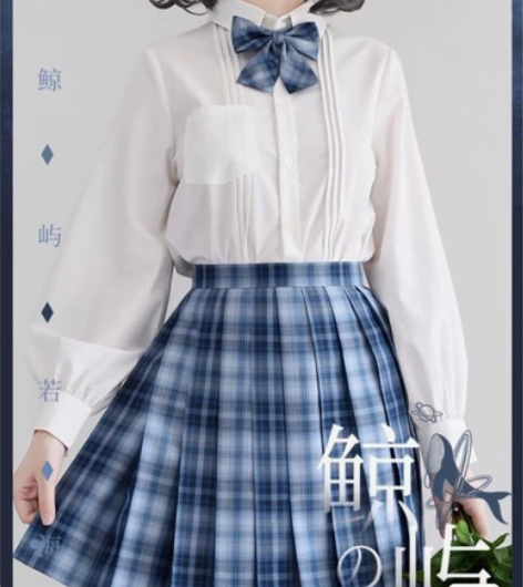 【御茶家】鲸屿JK，TR面料 制服裙正版格...