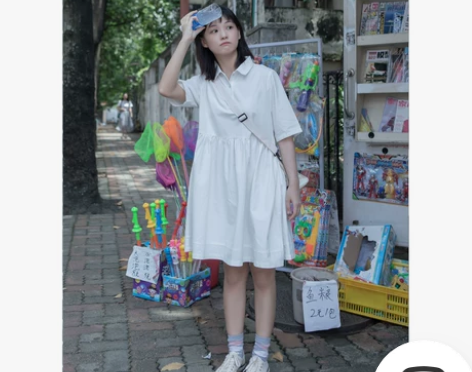 一町鹿家秋装日系学院风学生小白裙小清新文艺...