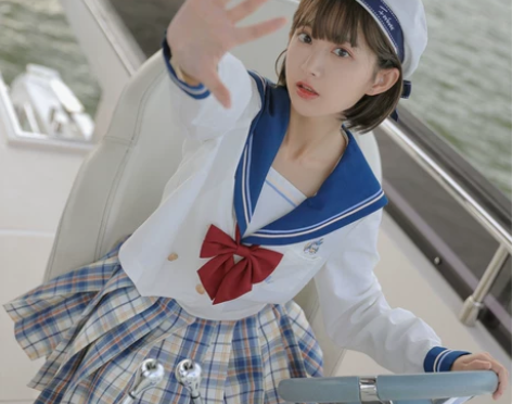 ?迪士尼授权原创森女部落jk制服正版关西襟...