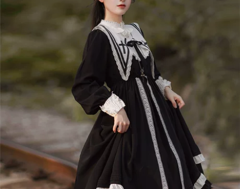 连衣裙归无opwithpuji原创设计大裙...