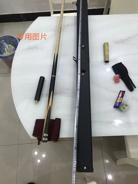 处理 LP黑鲨手工杆3/4小头台球杆斯诺克...