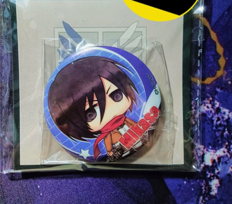 100%全新 星河动漫正品 进巨徽章 三笠...