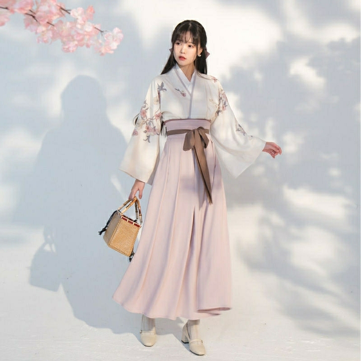 汉服女班服改良汉服剧本杀影楼拍摄汉服女学生...