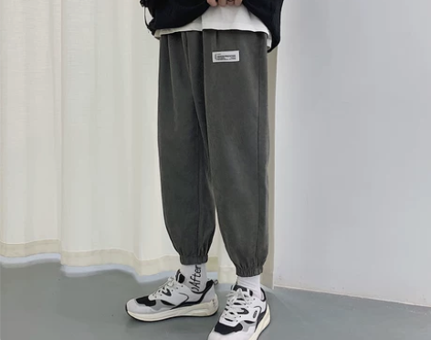 二更春夏季运动裤男士韩版休闲裤胖子大码薄款...