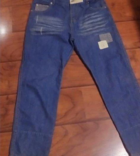 背带牛仔裤 均码 感兴趣的话点“我想要”和...