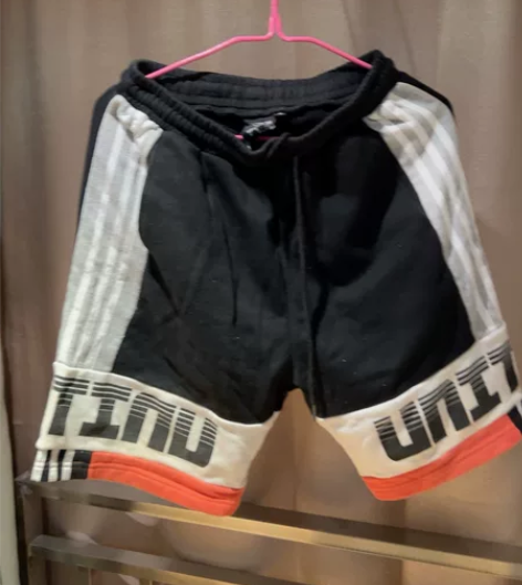 国潮风拼色潮流运动裤男宽松ins超火的裤子...