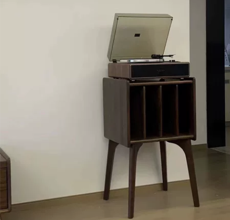 全新实木松木杂志柜黑胶唱片机柜，可放40张...