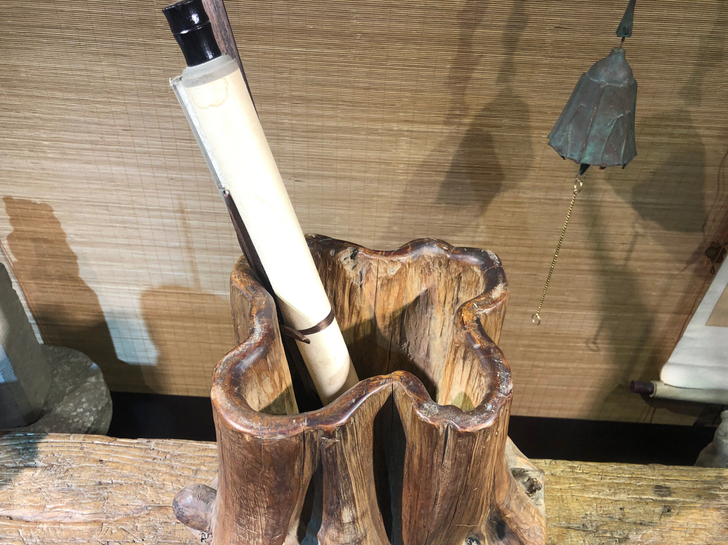 老画缸老笔筒老卷缸老木头桶文房用具书房用品...