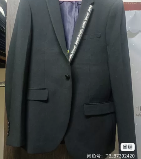 杰尼轩诗专柜正品男士休闲西装，码数xxL，...