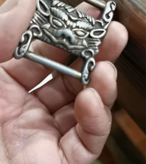 藏传文化，藏世法器，经书扣，鎏金工艺。 感...