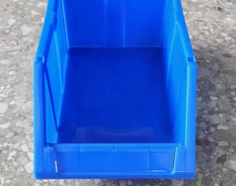 加厚斜口零件盒 塑料元件盒 货架物流盒 螺...