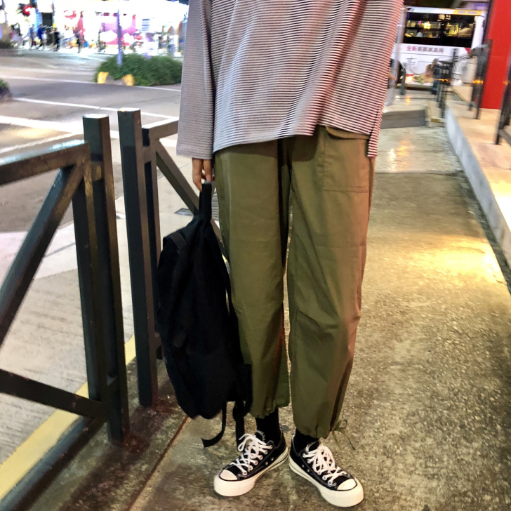 YUKI小树家 小宽松收口百搭舒适两穿工装...