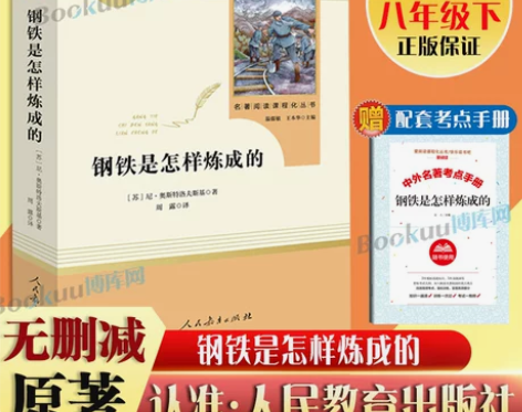 钢铁是怎样炼成的原著正版八年级下册必读课外书