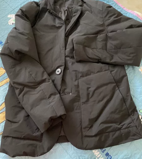 男士羽绒西服，穿上非常板正 感兴趣的话点“...