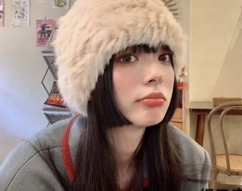 Mad Cortes韩国加厚保暖真兔毛绒皮...