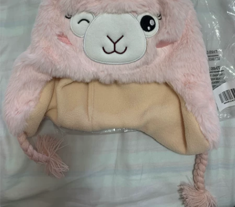 全新正品卡蒙卡通毛绒帽 规格：53cm，适...