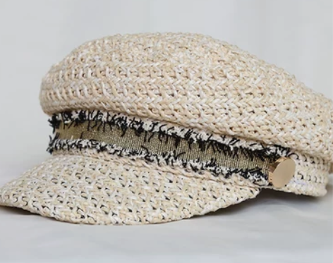 镂空海军帽女夏韩版潮百搭鸭舌贝雷帽春秋薄款...