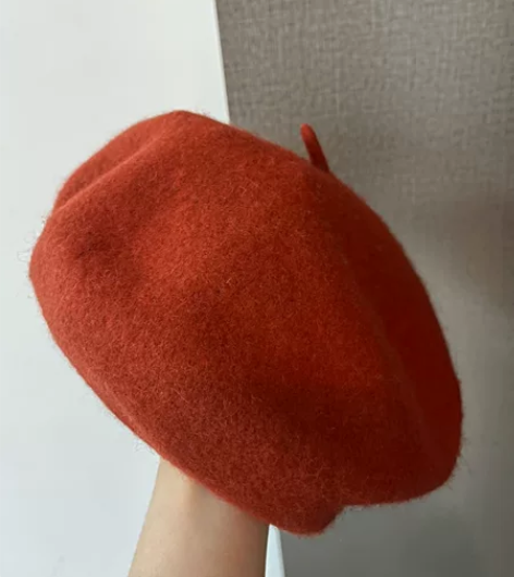 MYMAO贝雷帽女秋冬韩版百搭羊毛帽子画家...